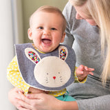Bib, Rattle and Burp Set - photo sample from Present Perfect