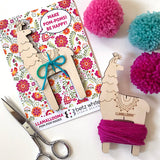 Pair of LLAMALLOOMA Pompom Makers