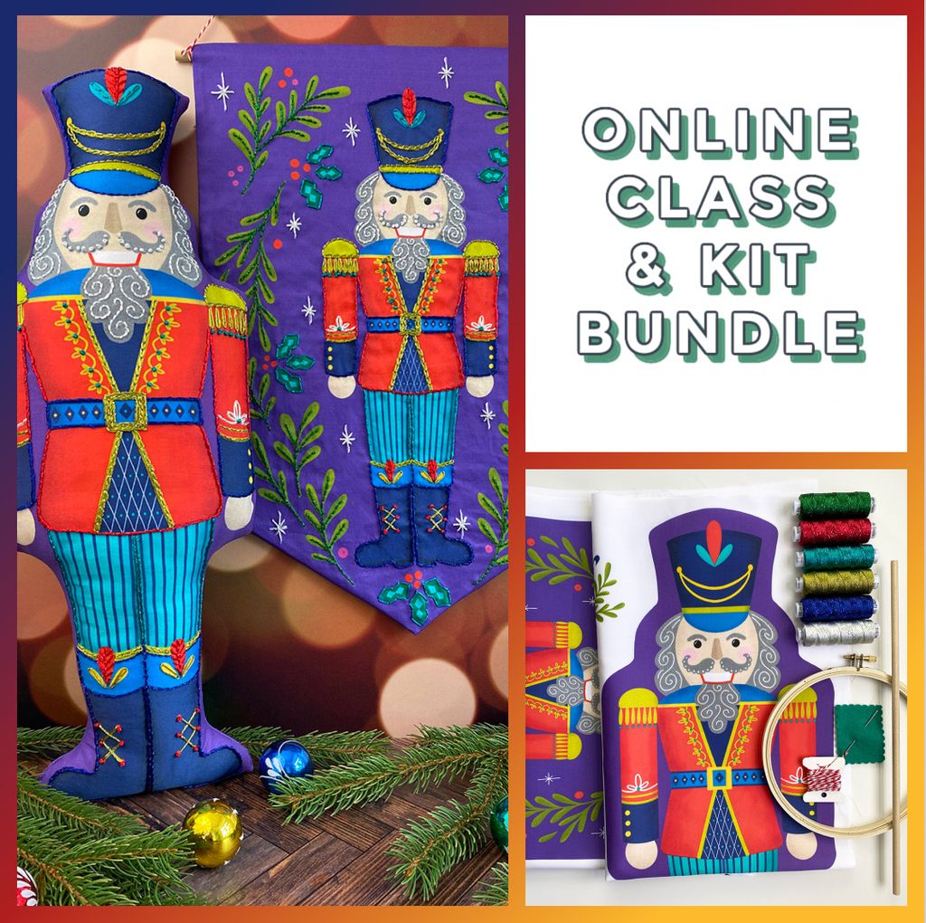 Nutcracker Doll & Wall Hanging CLASS + KIT BUNDLE Betz White's Shop