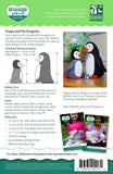 Poppy and Pip stuffed felt penguin PDF pattern