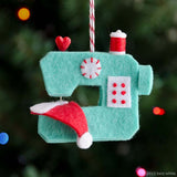 Ho Ho Sew! Sewing Machine Ornament PDF PATTERN