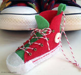Holiday High-top Ornament PDF PATTERN
