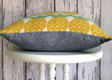 Wool Fair Isle Pillow: Pineapple