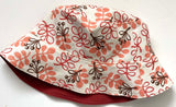 Reversible Bucket Hat Sample - Sprig and Sprout print
