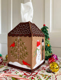 Gingerbread House Tissue Box Pattern