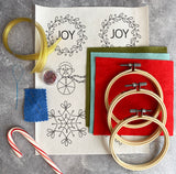 VKL Holiday Hoops Ornament Class - KIT