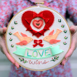 Love Wins Embroidery PDF pattern