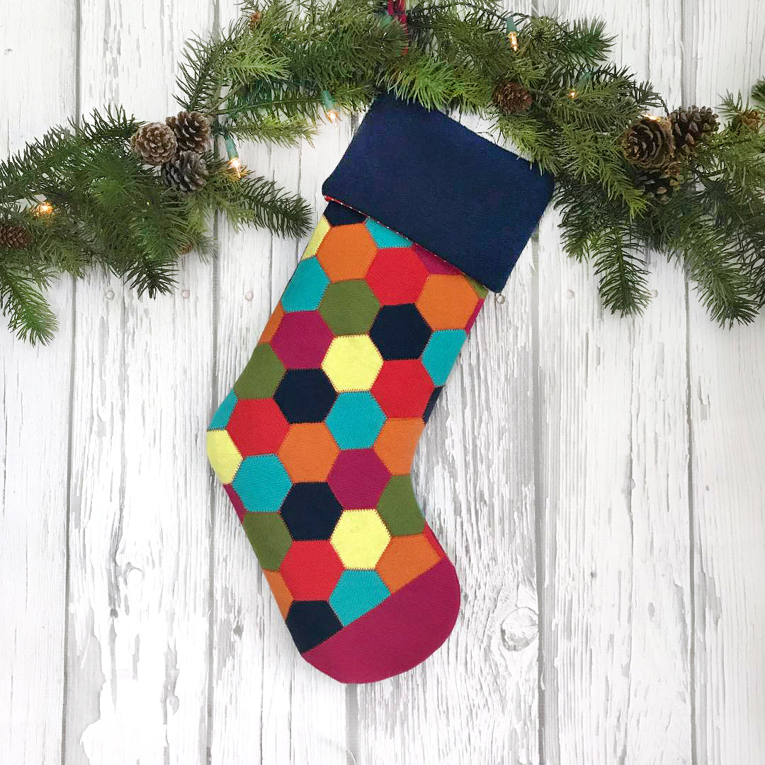 Wool Hexie Stocking PDF PATTERN – Betz White's Shop