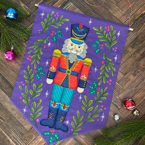 Nutcracker Wall Hanging: Cut & Sew Panel
