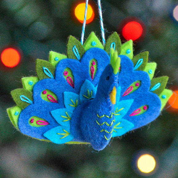 Peacock Ornament PDF PATTERN