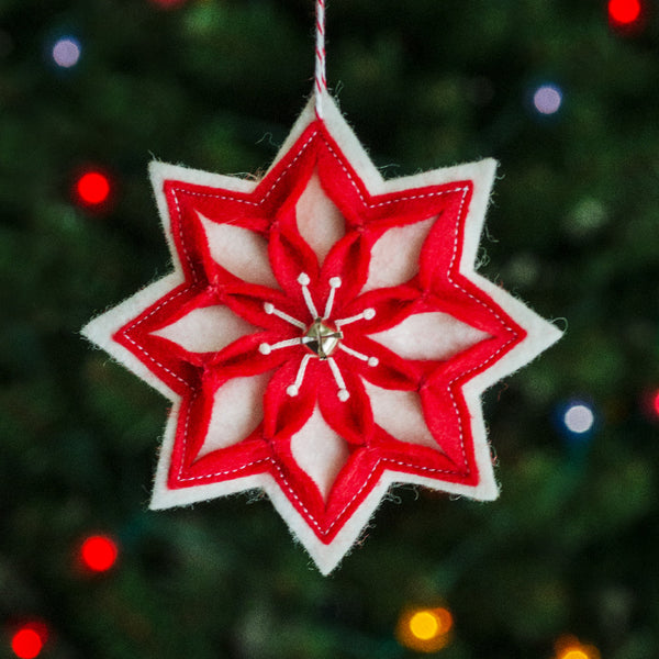 Snow Star Ornament PDF PATTERN – Betz White's Shop
