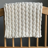 Eco-Tot Blanket: Organic Cotton Puffball