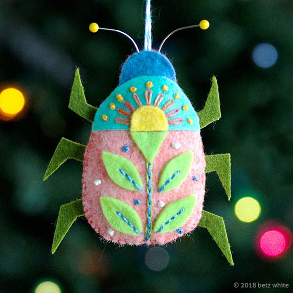 Beetle Bug Ornament PDF PATTERN
