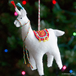 Fa La La La Llama Ornament PDF PATTERN