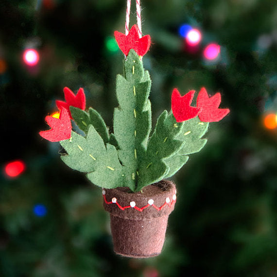 Christmas Cactus Ornament PDF PATTERN