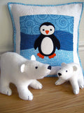 Polar Babies Quilt and Pillow PDF pattern