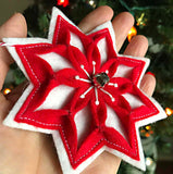Snow Star Ornament PDF PATTERN